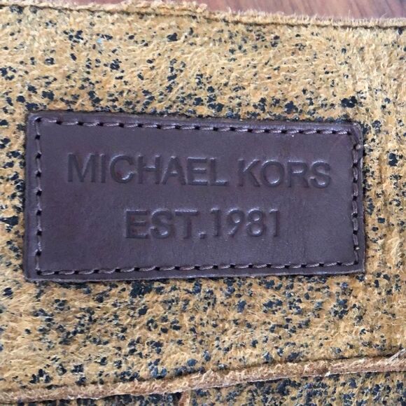 Michael Kors Rustic, distressed, looking lease up boots, size 7, genuine leather - Picture 2 of 8